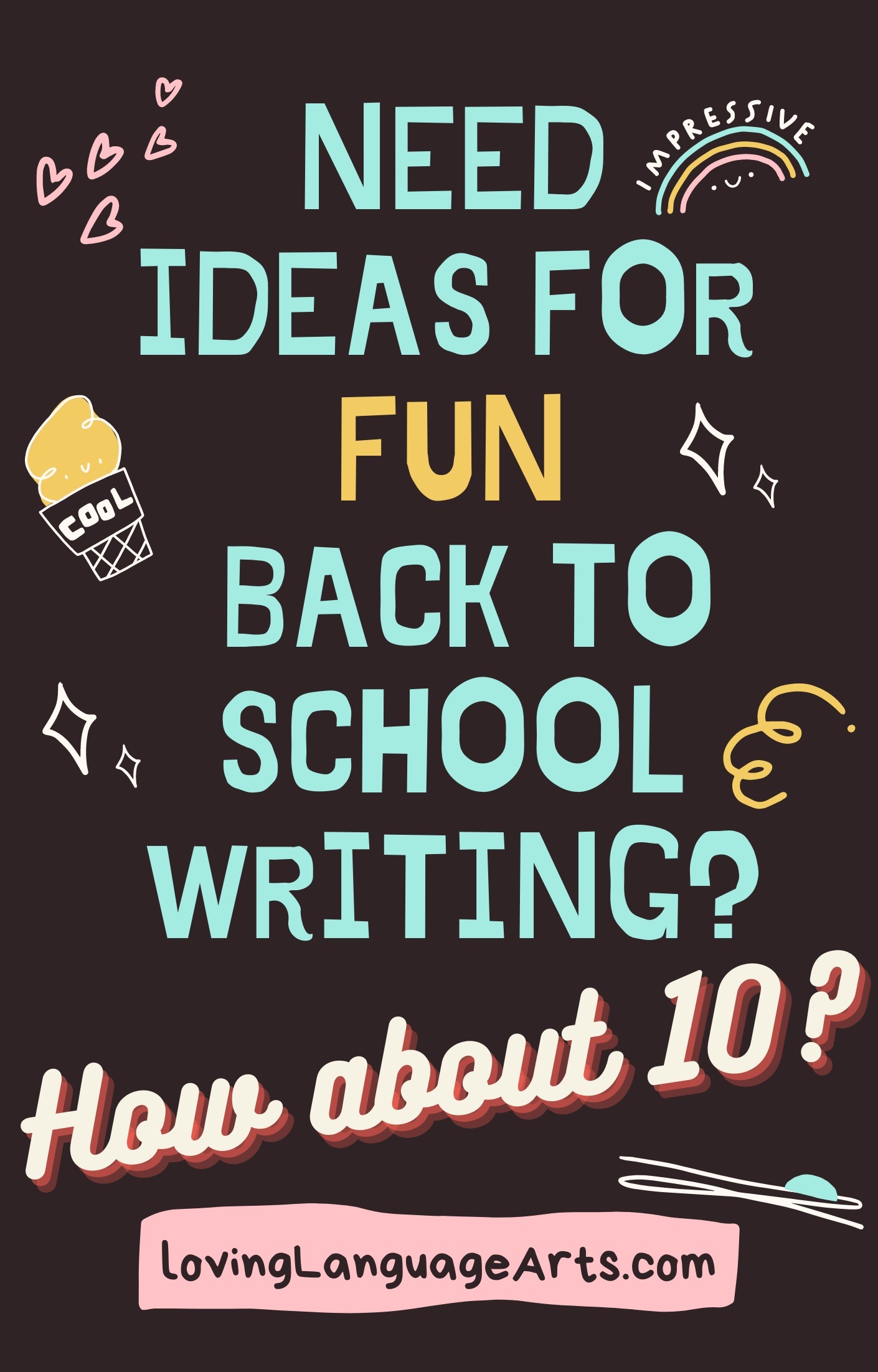 back to school writing ideas blog post