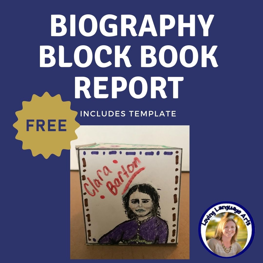 biography block book report video overlay