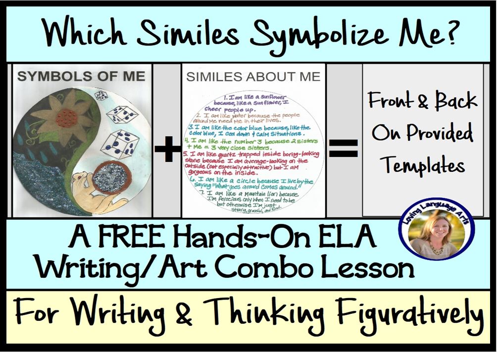 writing about me symbolically cover free ela lesson