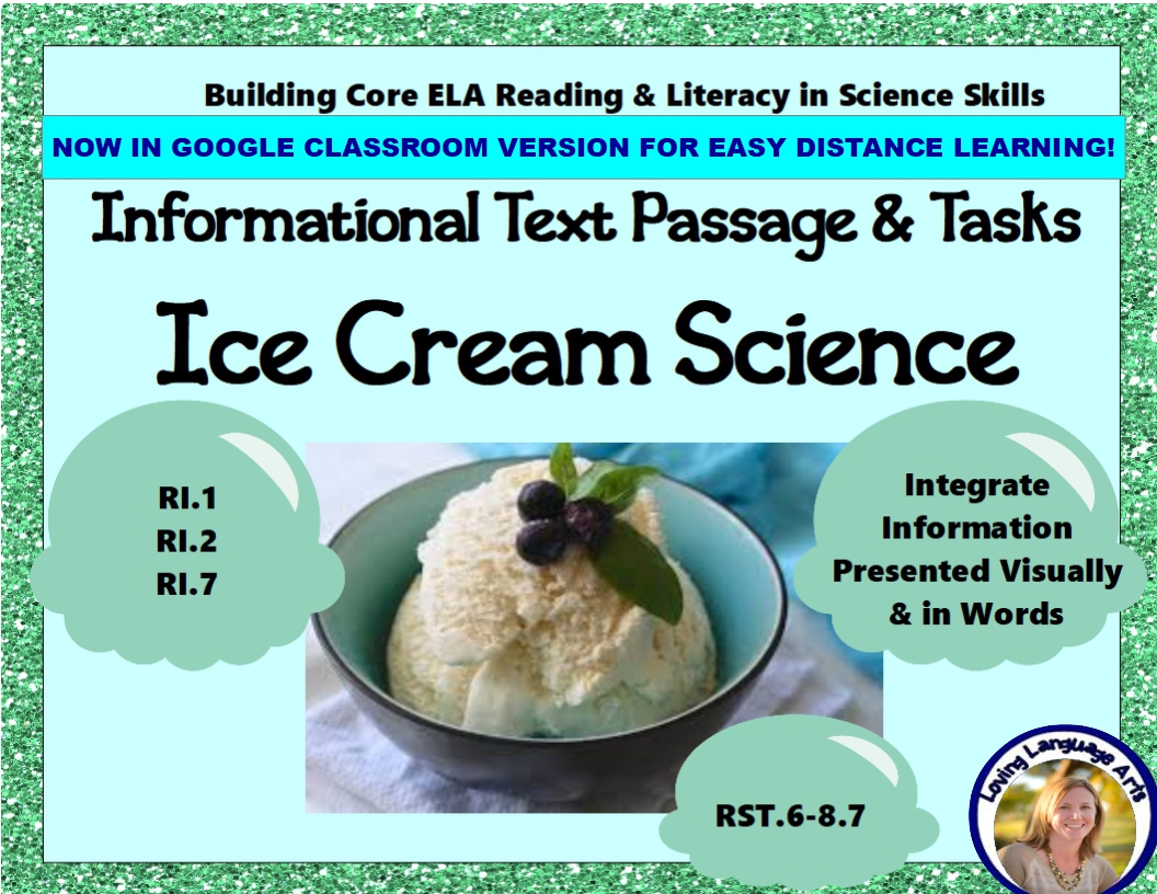 cover ice cream science free lesson