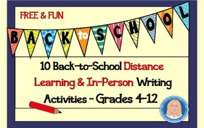 Back to School Writing Activities for English Language Arts