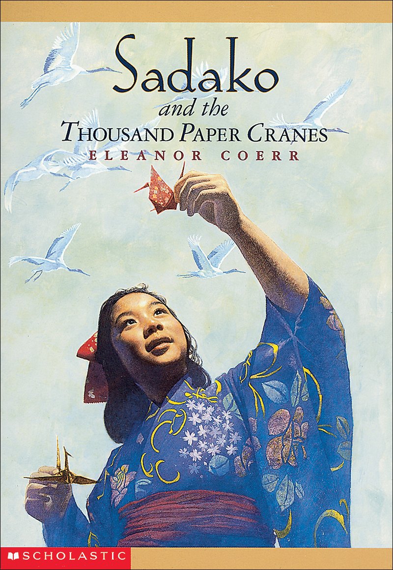 Scholastic Book cover Sadako and the Thousand Paper Cranes