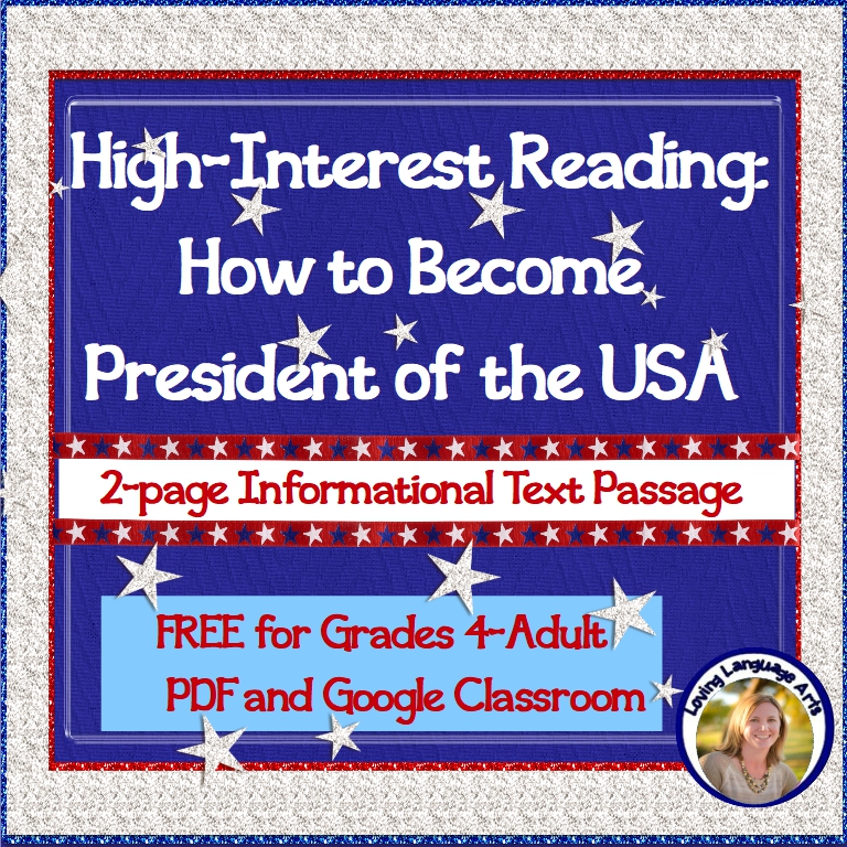 free informational text cover how to become president