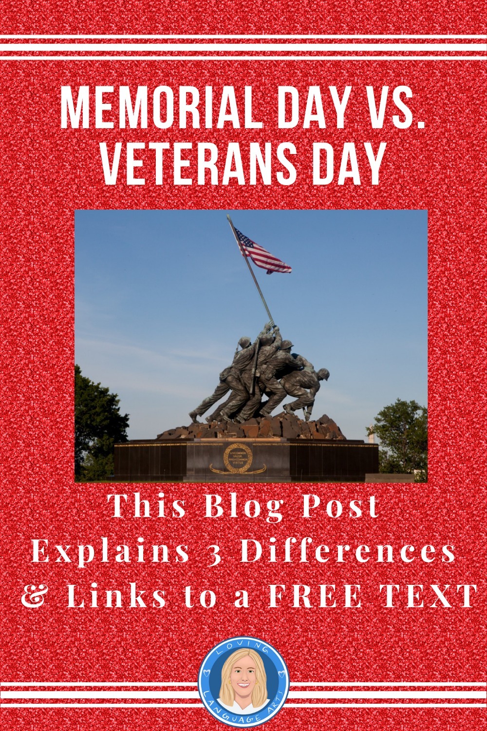 blog post about the differences between memorial day and veterans day for teachers