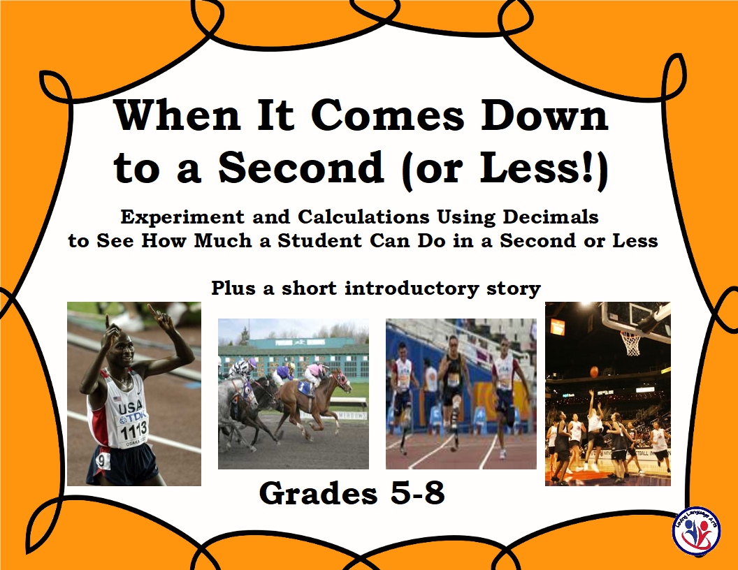 experiments, calculations, and text about when it comes down to a second or less in sports and activities