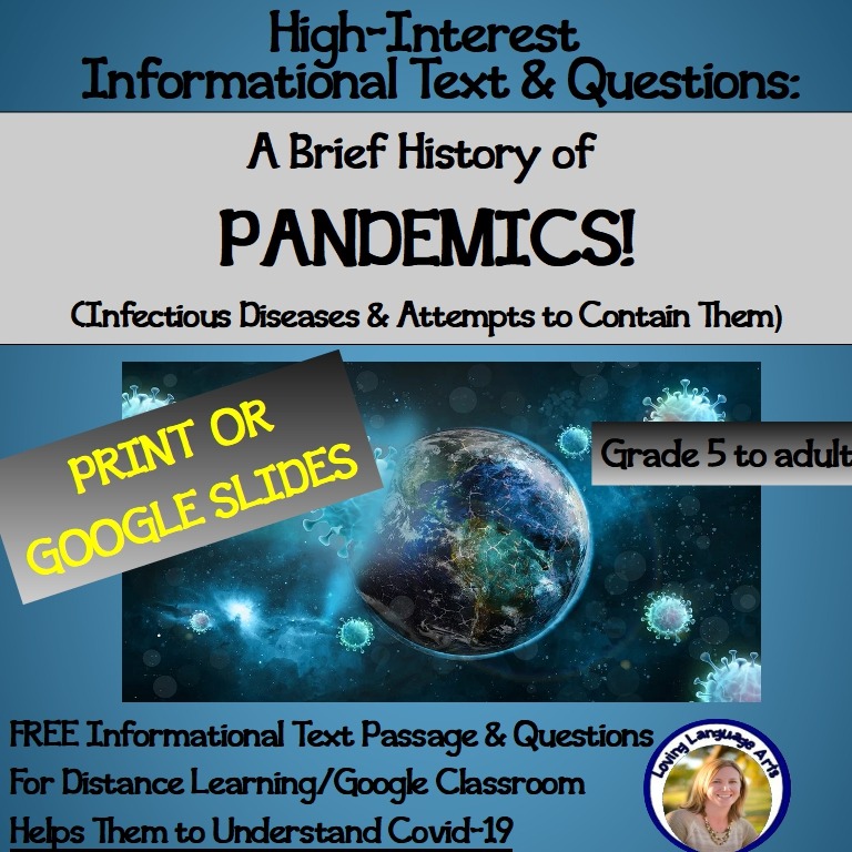 free text history of pandemics and vaccination