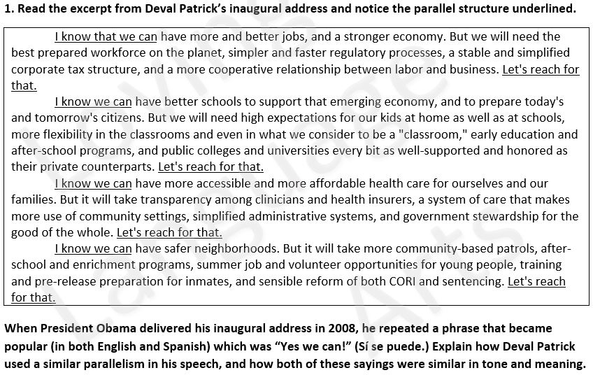 passage deval patrick inaugural address excerpt 4