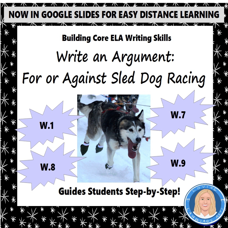 sled dog racing write an argument