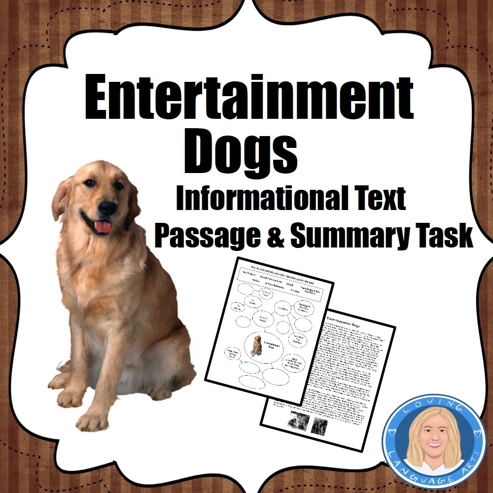 entertainment dogs text and task