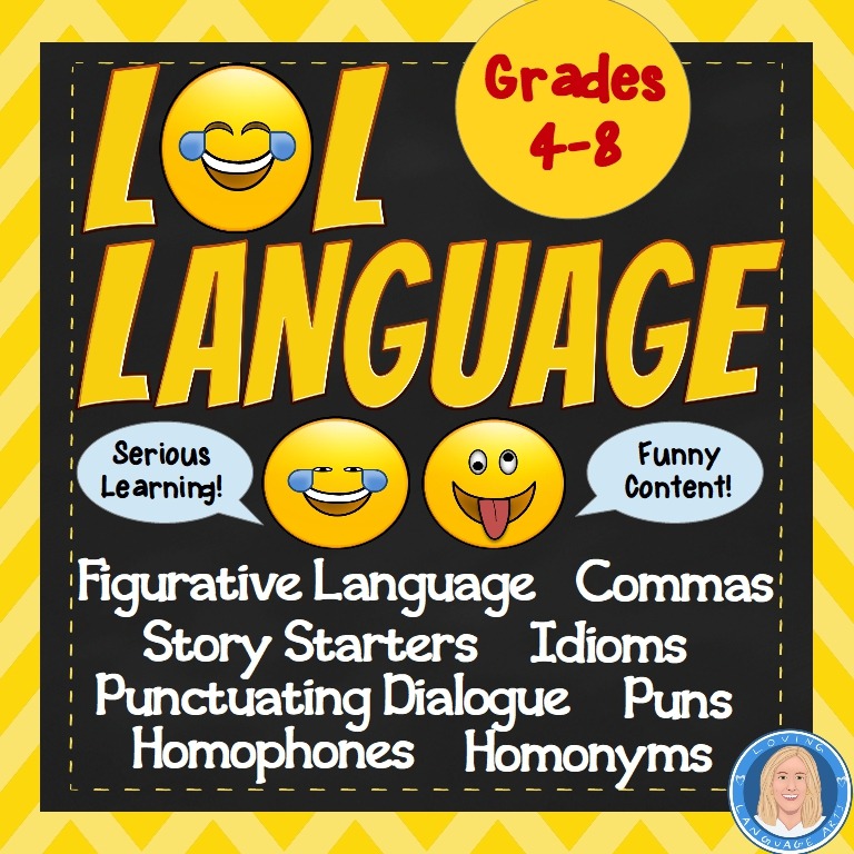 LOL Language workbook for middle school ELA
