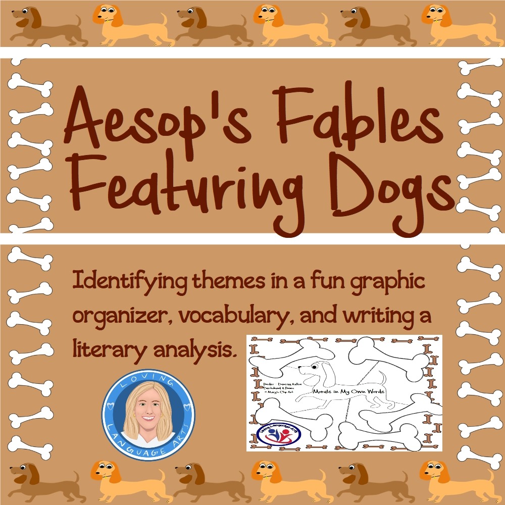aesop's fables featuring dogs literary analysis activity