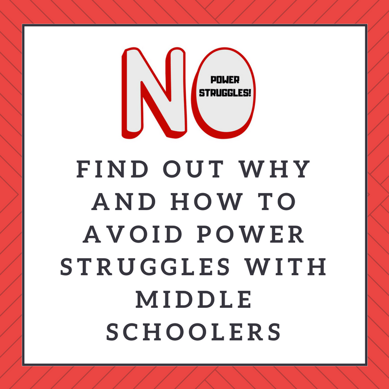 blog post rule #1 for teaching middle school