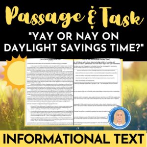 free reading passage and task 