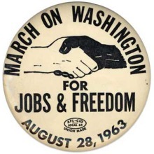 march on washington 1963 button