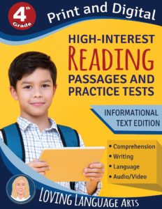 Grade 4 Reading Passages and Practice Tests Workbook - Informational Text Edition