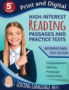 Grade 5 Reading Passages and Practice Tests Workbook - Informational Text Edition