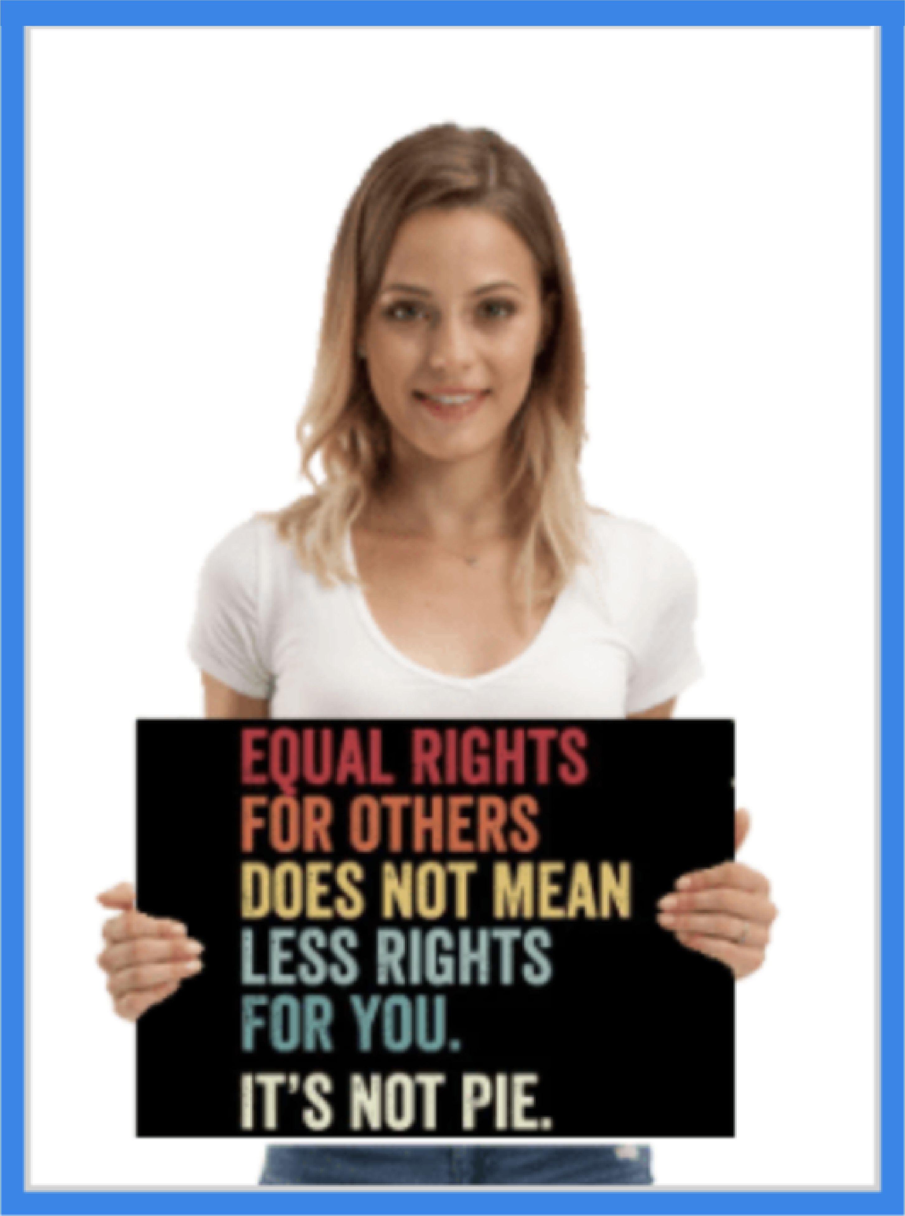 equal rights magnetic poster by displate.com
